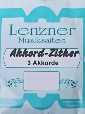 Wochenendangebot | Lenzner Zither-Saiten Akkordzither, original Saiten für 331/200-5 37 Saiten